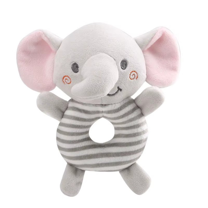 Sensorisk Babyskallra i Plyschtyg - Elefant 