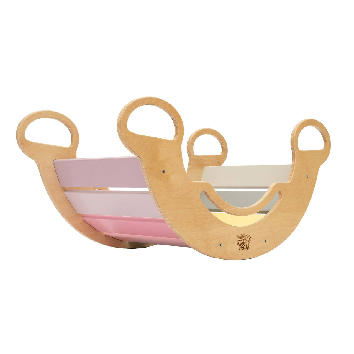 Gungbåge / Klätterbåge i Trä för Barn – Balans & Montessori Lek