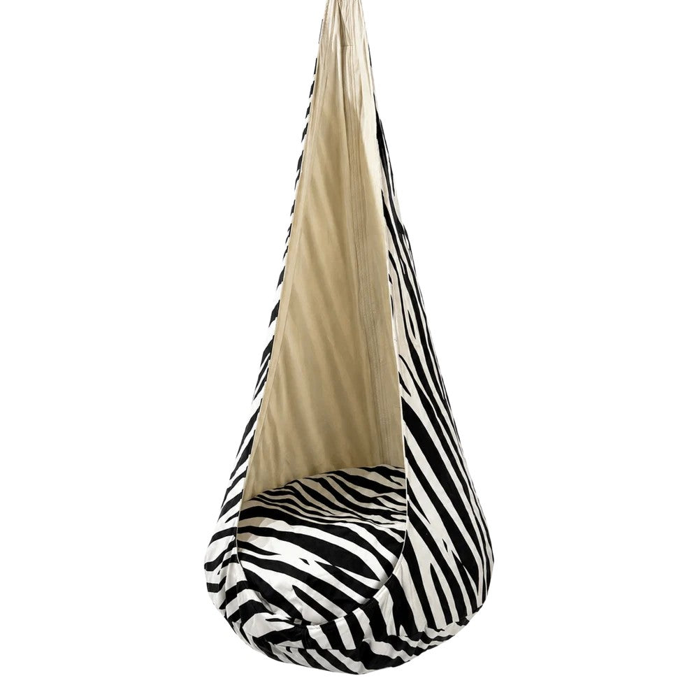 Kokong Hängstol / Gunga & Takkrok För Barn - Zebra XXL