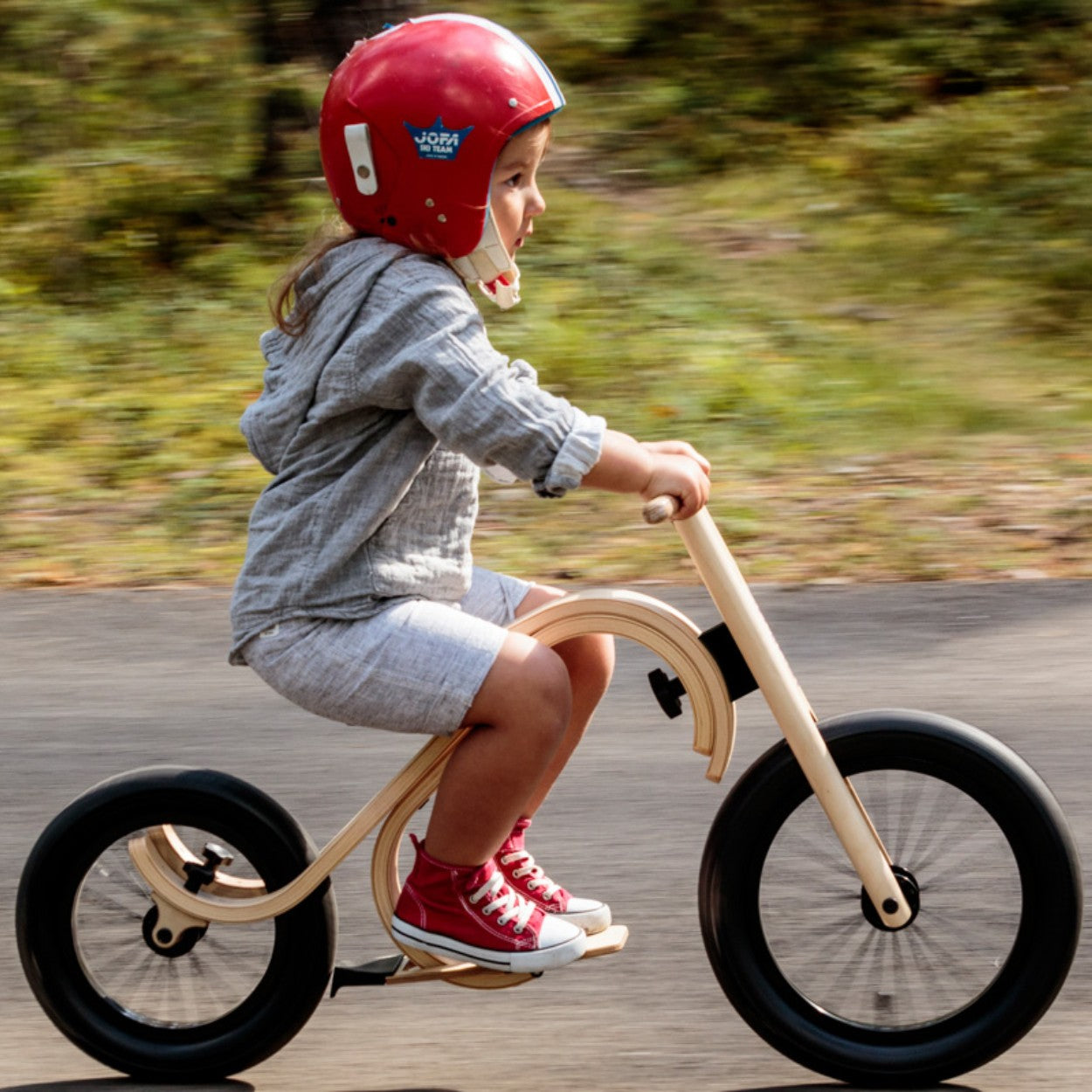 Tillägg för Leg&Go Springcykel - Fotstöd & Broms för Nedförsbacke