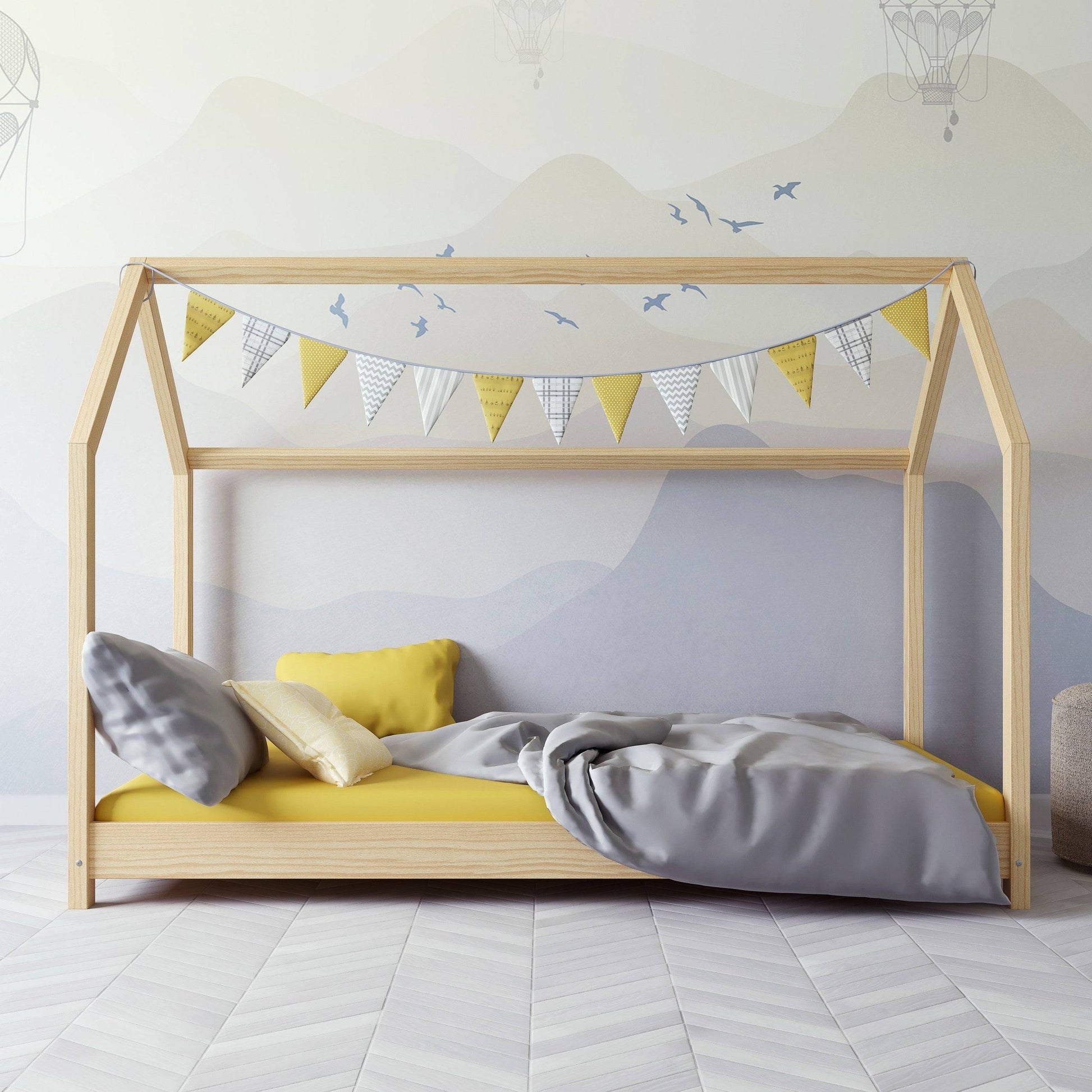Montessori Hussäng För Barn i Trä - Bella - 3 Storlekar
