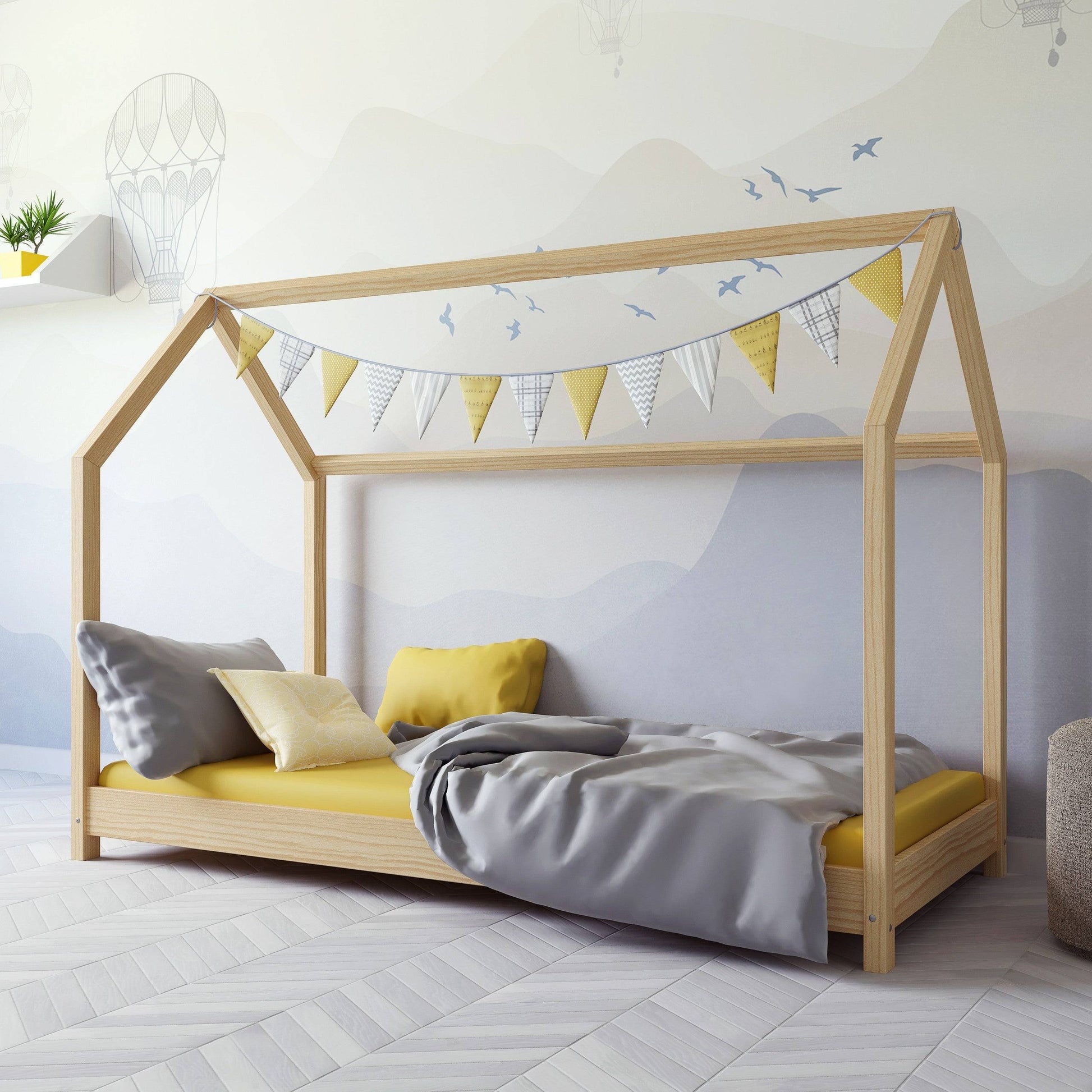 Montessori Hussäng För Barn i Trä - Bella - 3 Storlekar