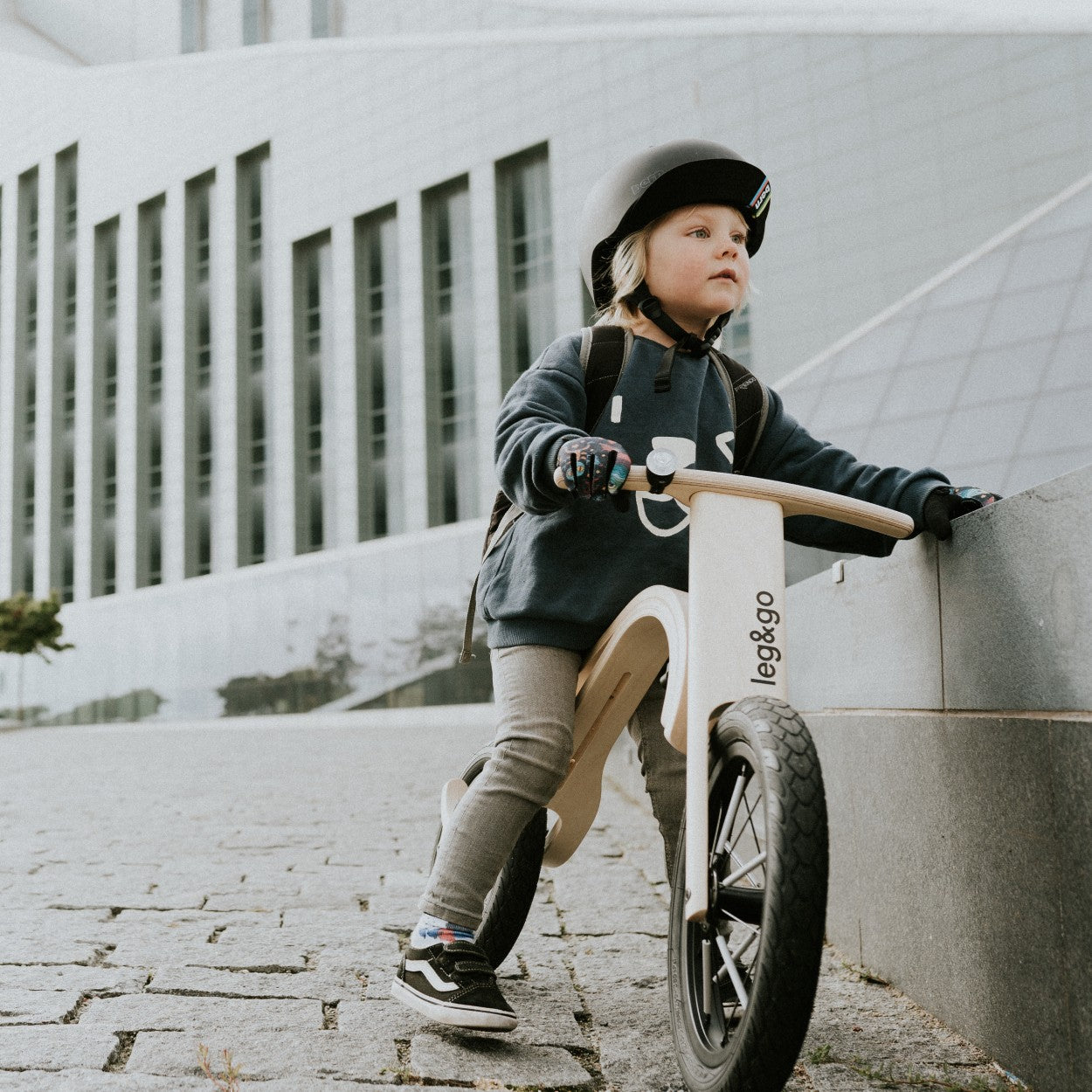 Leg&Go Springcykel i Trä - Omvandlingsbar Barncykel - 1 - 5 År
