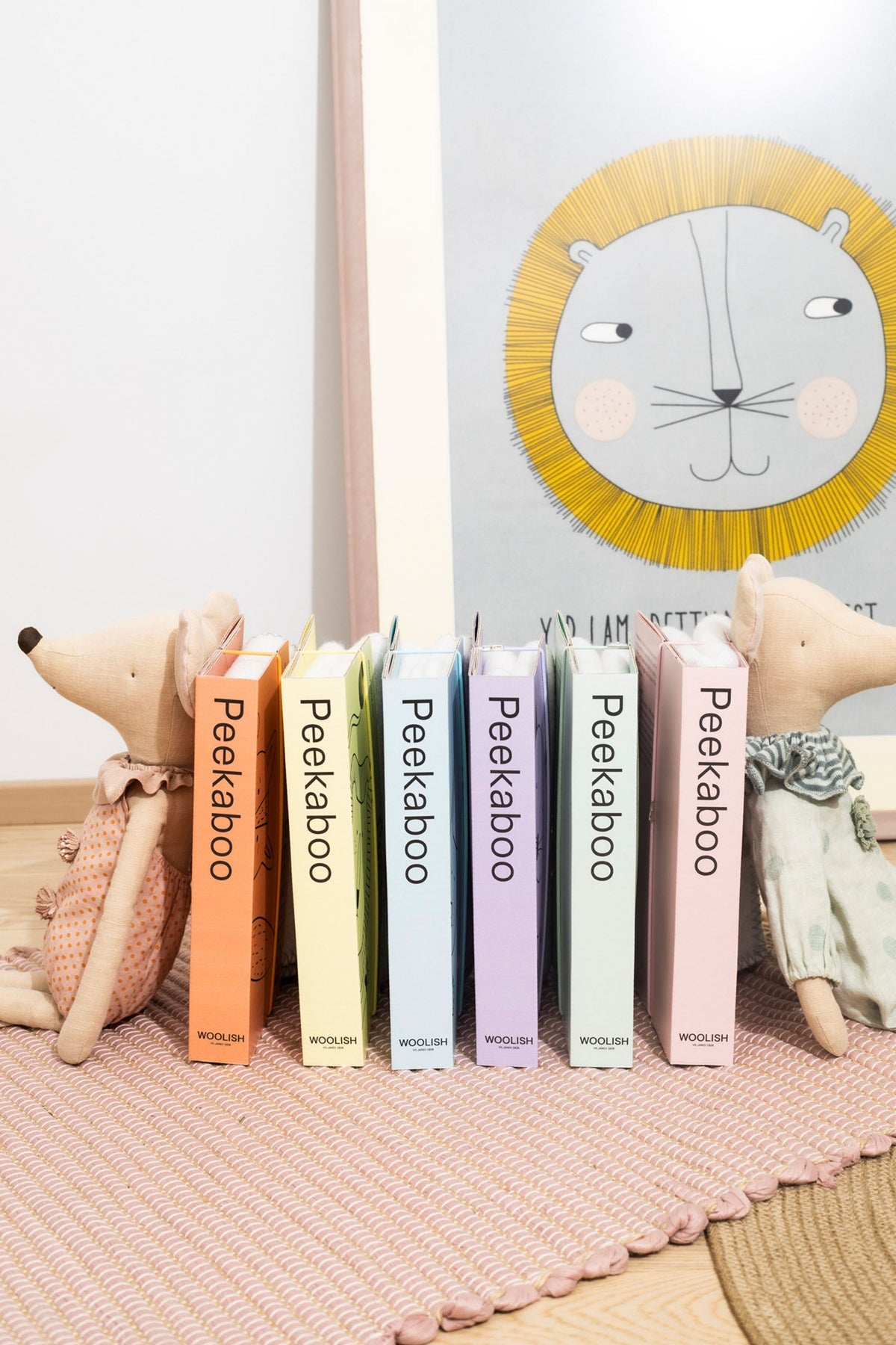 Beige Babyfilt i Merinoull – Kanin