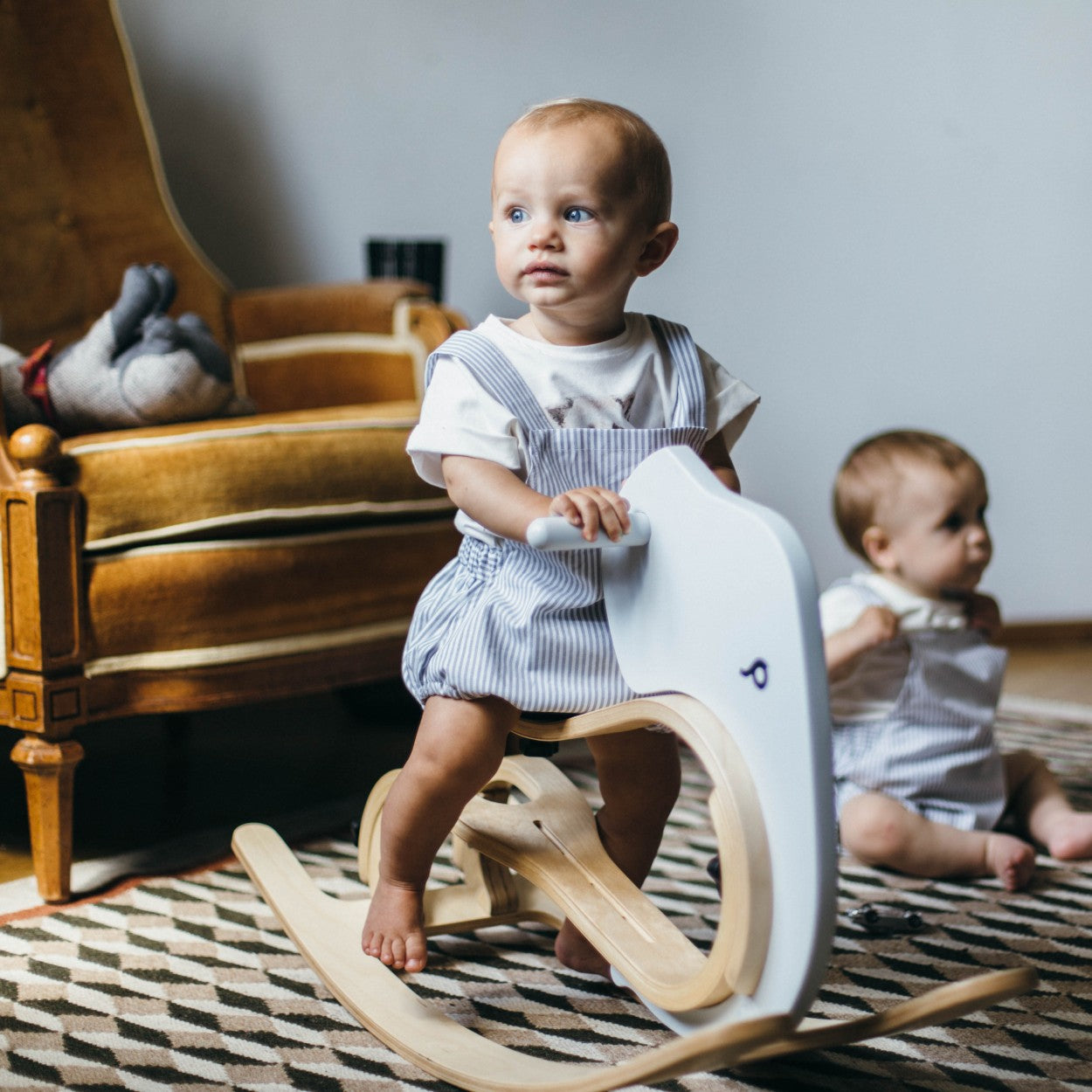 Elefant Gungdjur - Tillägg till Leg&Go Springcykel i Trä