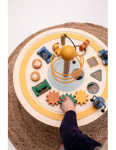 Pedagogiskt Trä Lekbord - Aktivitetsbord - 1 år+